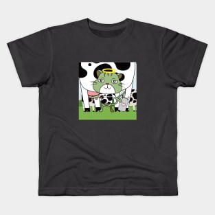 MosMeow_HOLY Cow! Kids T-Shirt